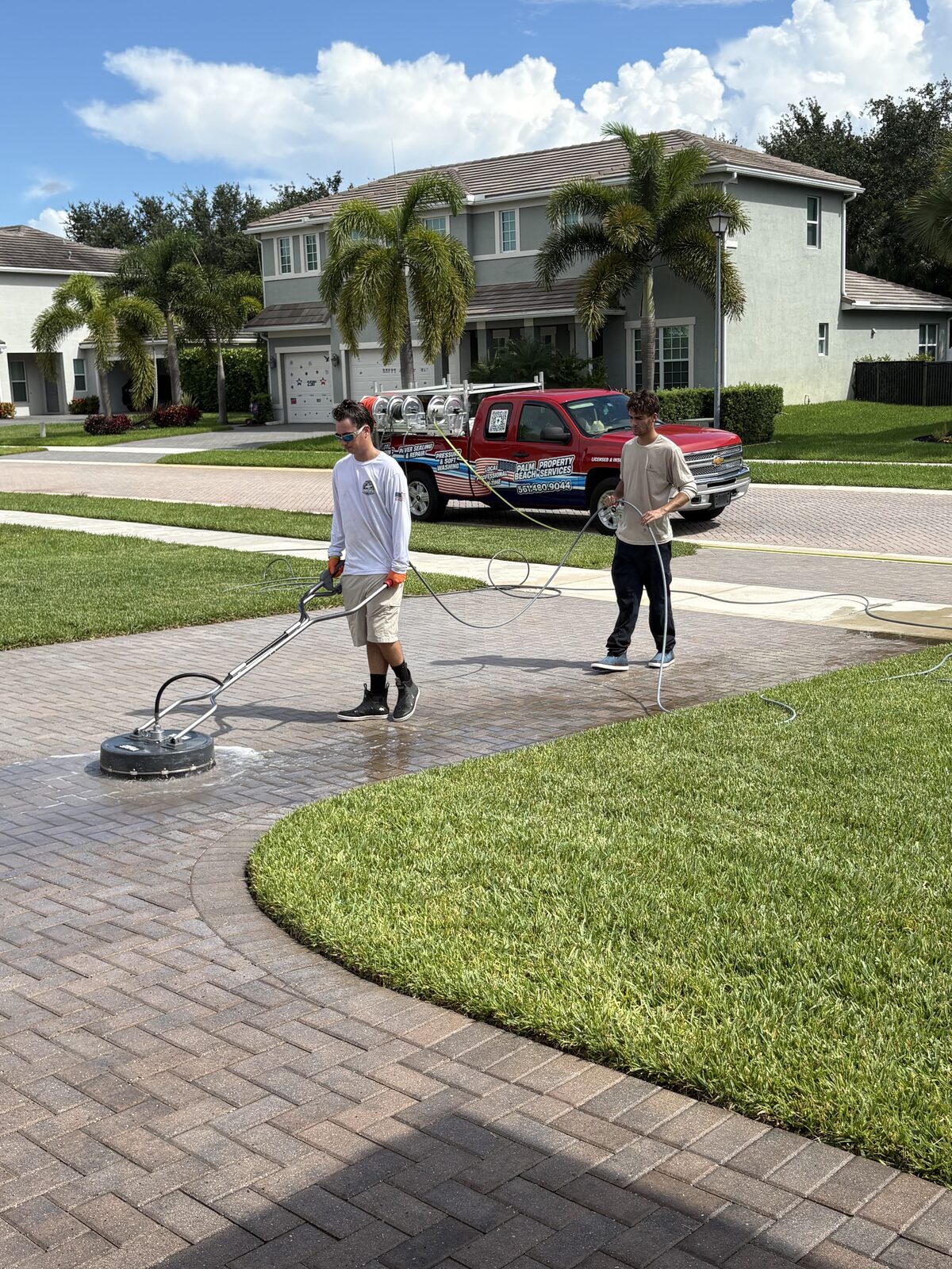 Palm Beach Property Services soft wash work in South Florida